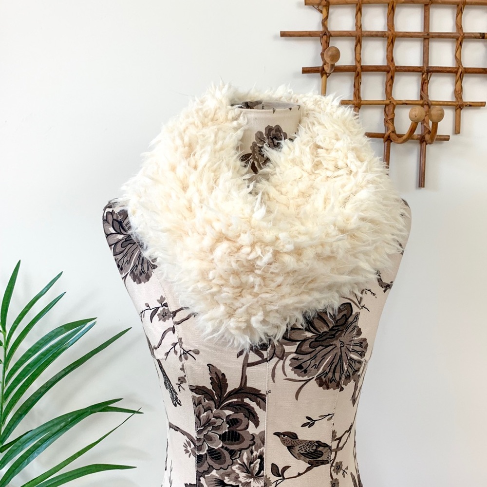 UO Silence + Noise Sherpa Infinity Scarf